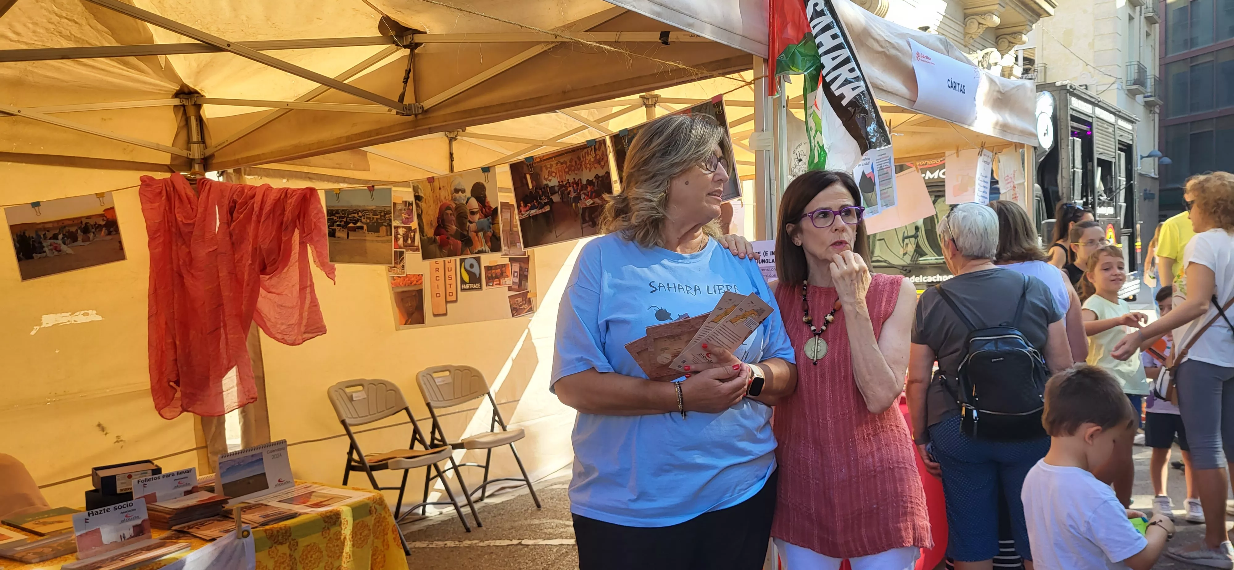 Feria de Entidades celebrada en Huesca. Foto: Mercedes Manterola
