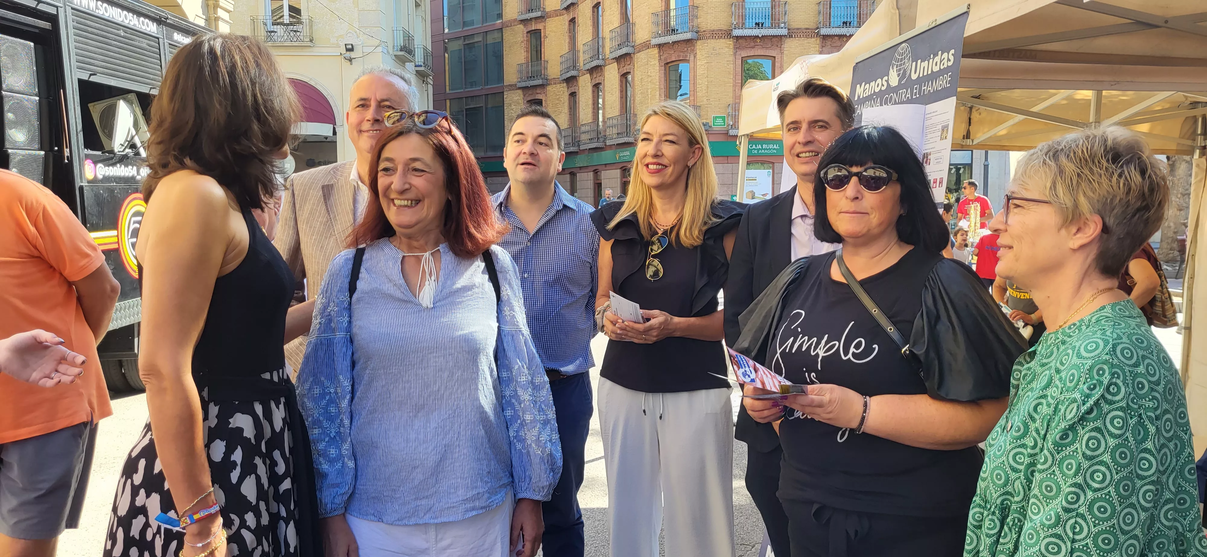 Feria de Entidades celebrada en Huesca. Foto: Mercedes Manterola