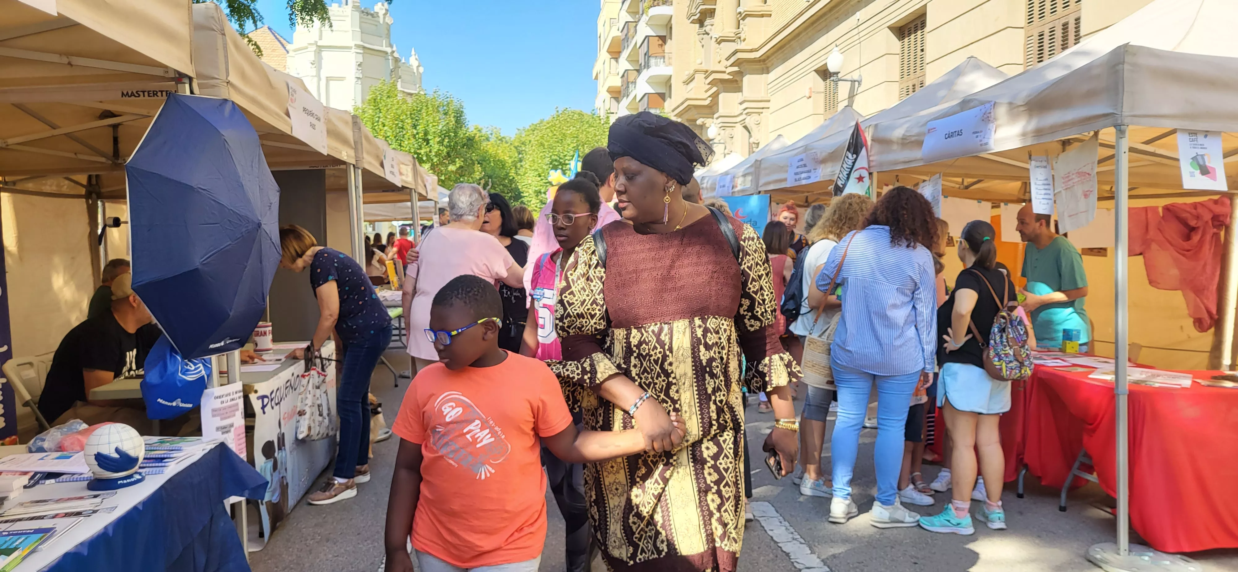 Feria de Entidades celebrada en Huesca. Foto: Mercedes Manterola