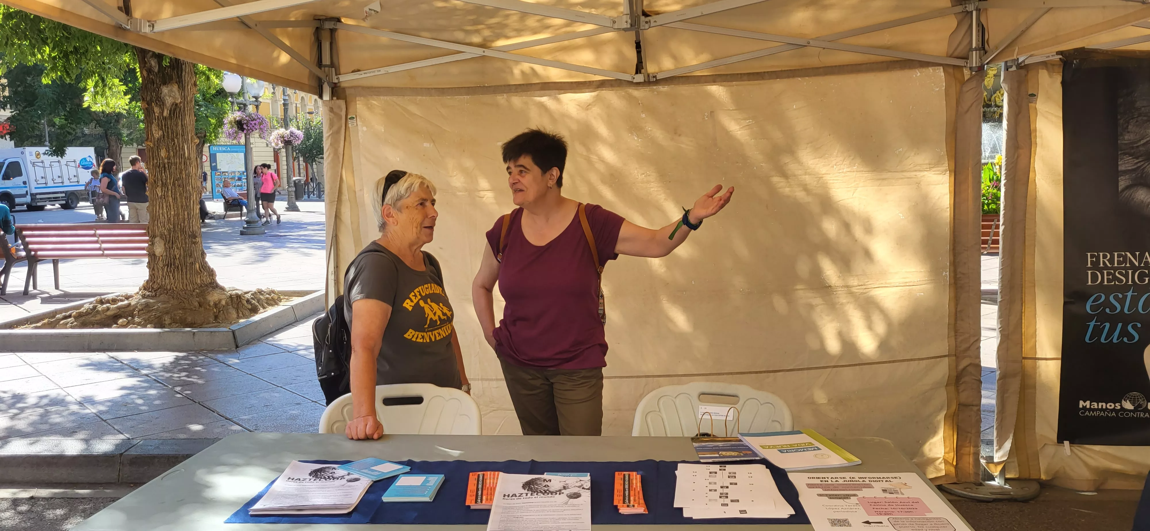 Feria de Entidades celebrada en Huesca. Foto: Mercedes Manterola