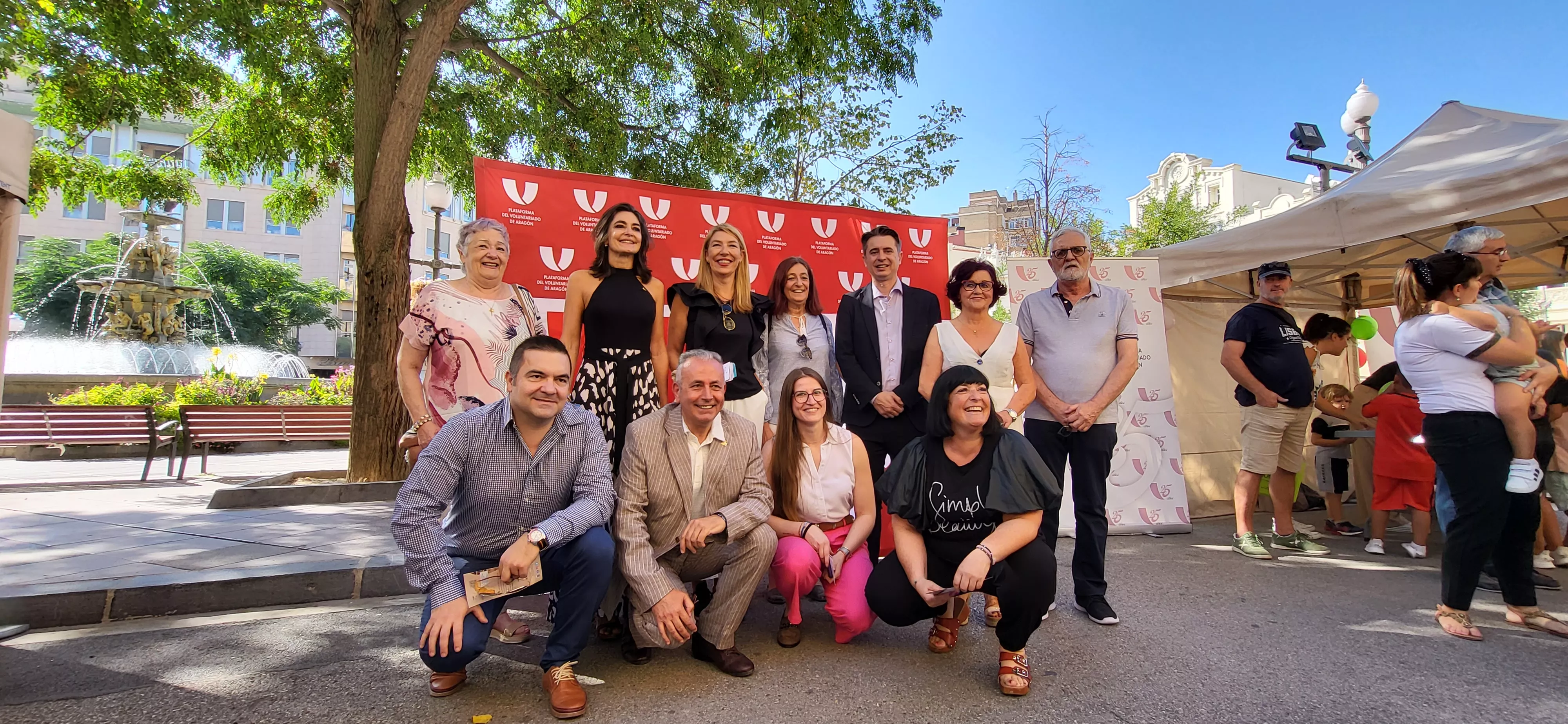 Feria de Entidades celebrada en Huesca. Foto: Mercedes Manterola