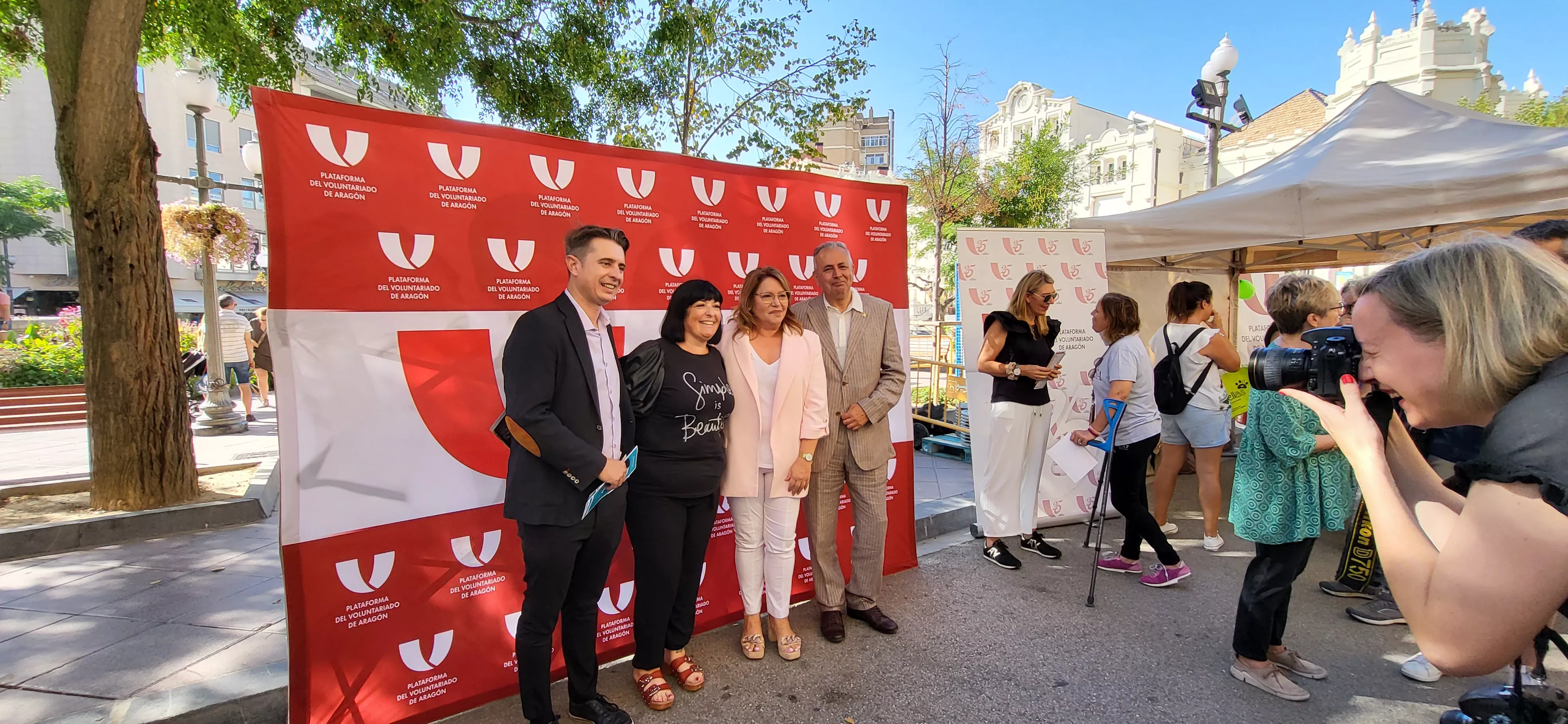 Feria de Entidades celebrada en Huesca. Foto: Mercedes Manterola