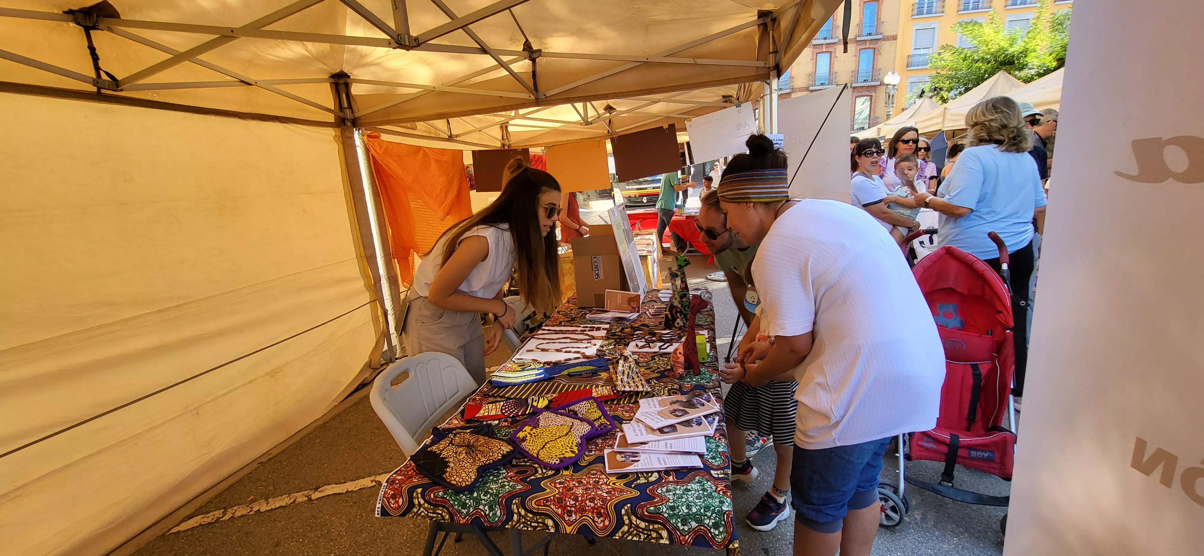 Feria de Entidades celebrada en Huesca. Foto: Mercedes Manterola