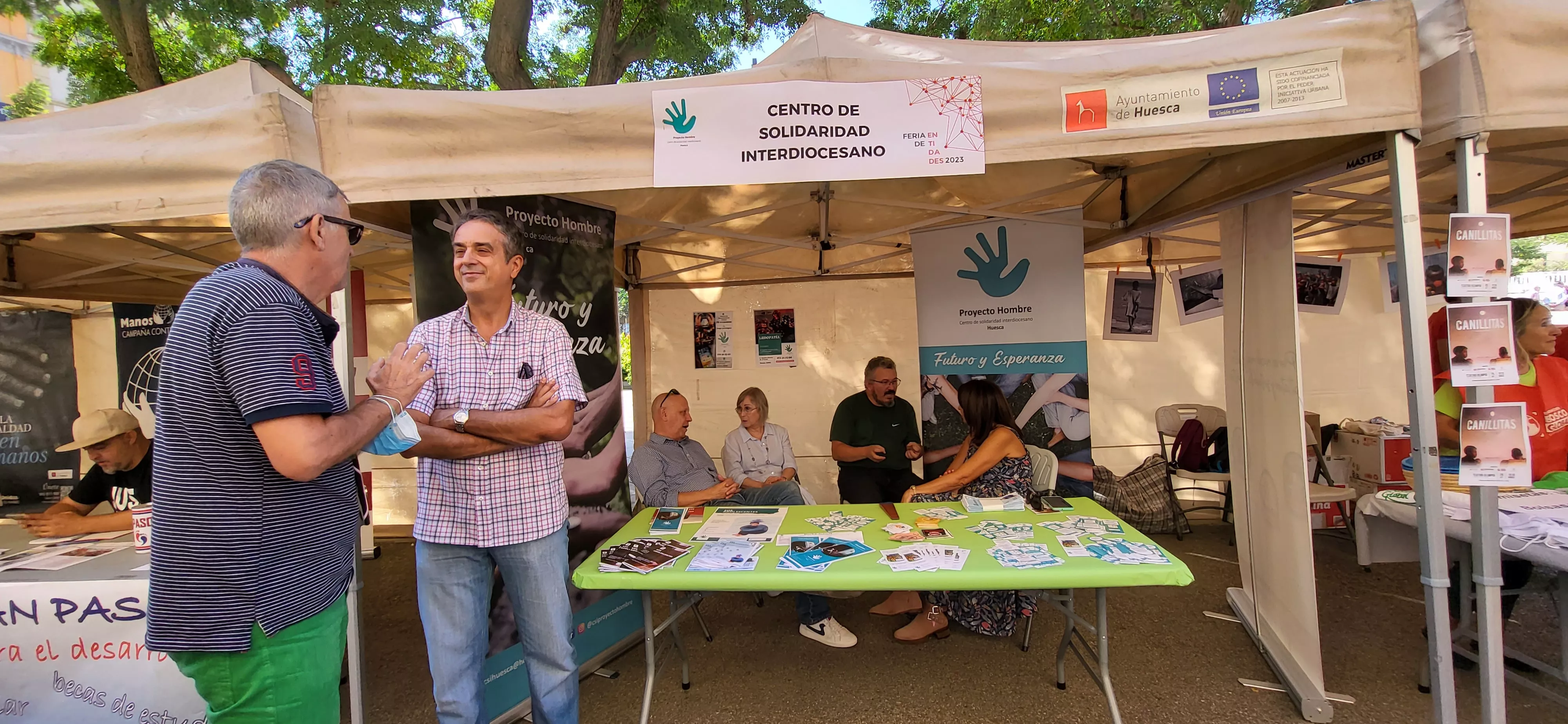 Feria de Entidades celebrada en Huesca. Foto: Mercedes Manterola