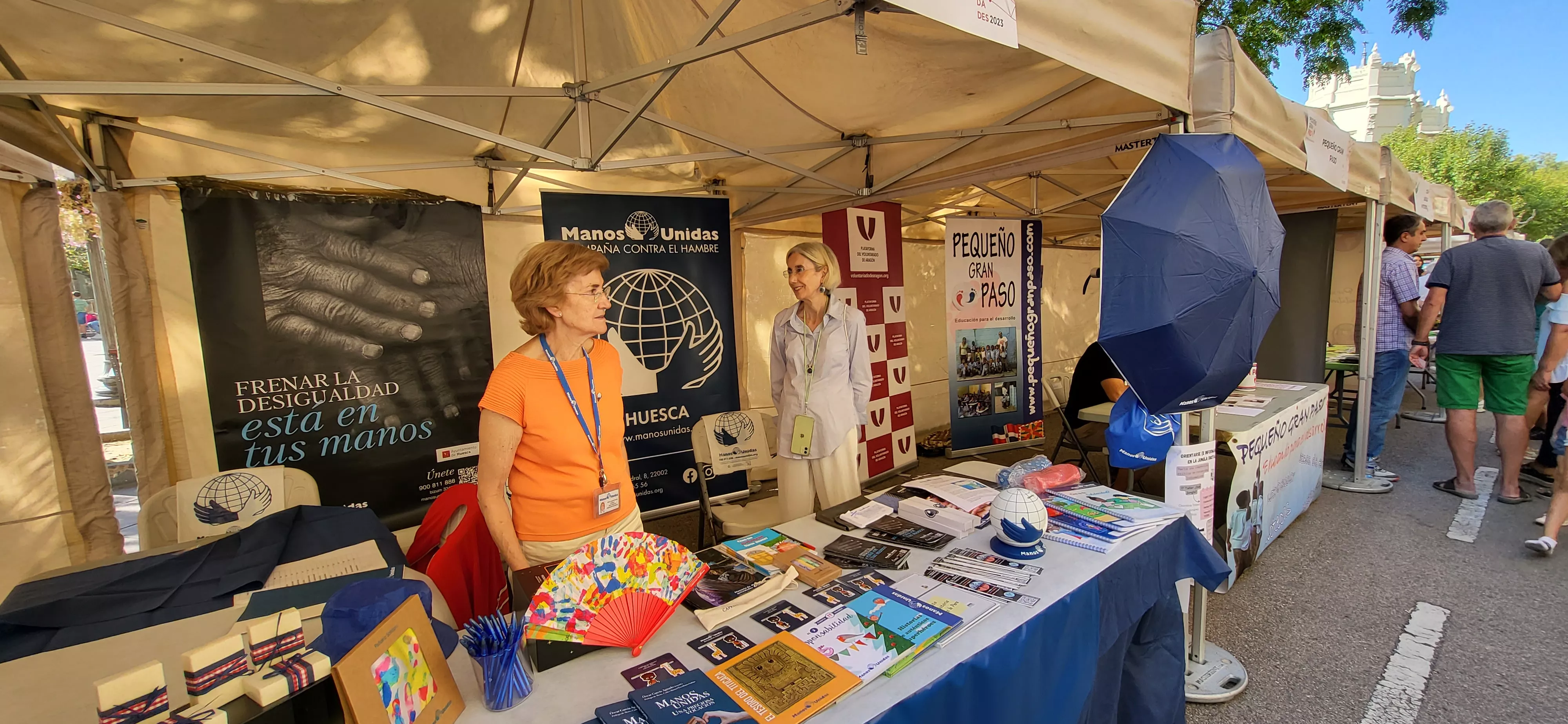 Feria de Entidades celebrada en Huesca. Foto: Mercedes Manterola