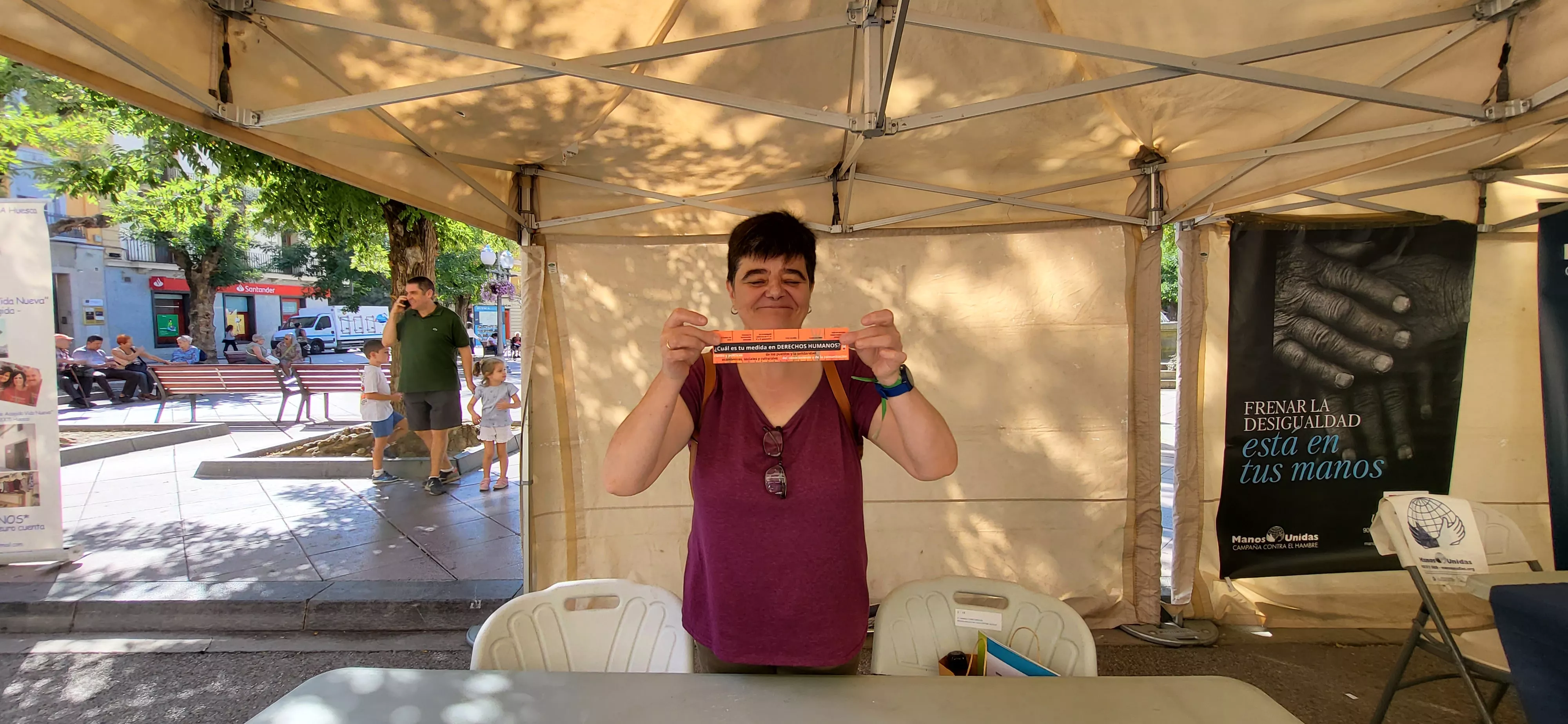 Feria de Entidades celebrada en Huesca. Foto: Mercedes Manterola