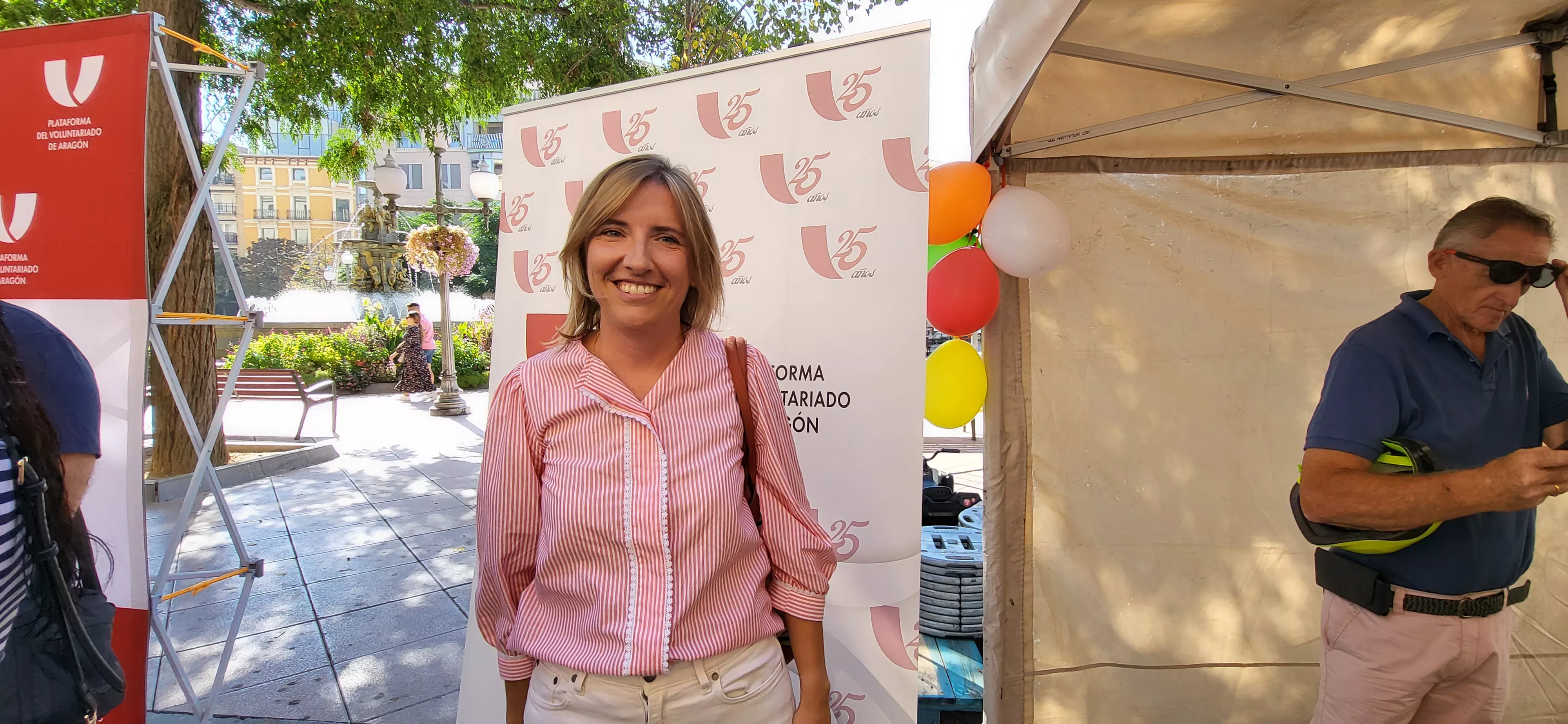 Feria de Entidades celebrada en Huesca. Foto: Mercedes Manterola