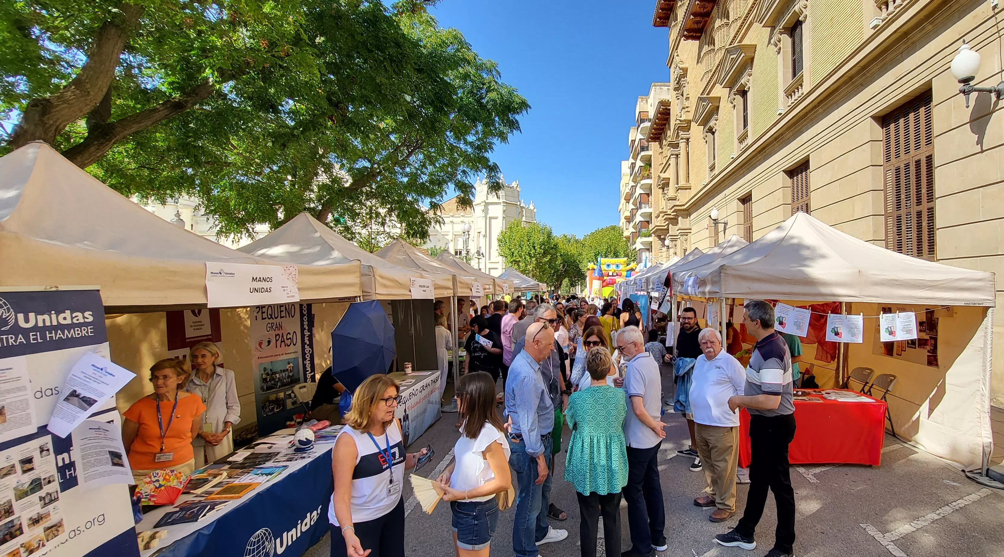 Feria de Entidades celebrada en Huesca. Foto: Mercedes Manterola