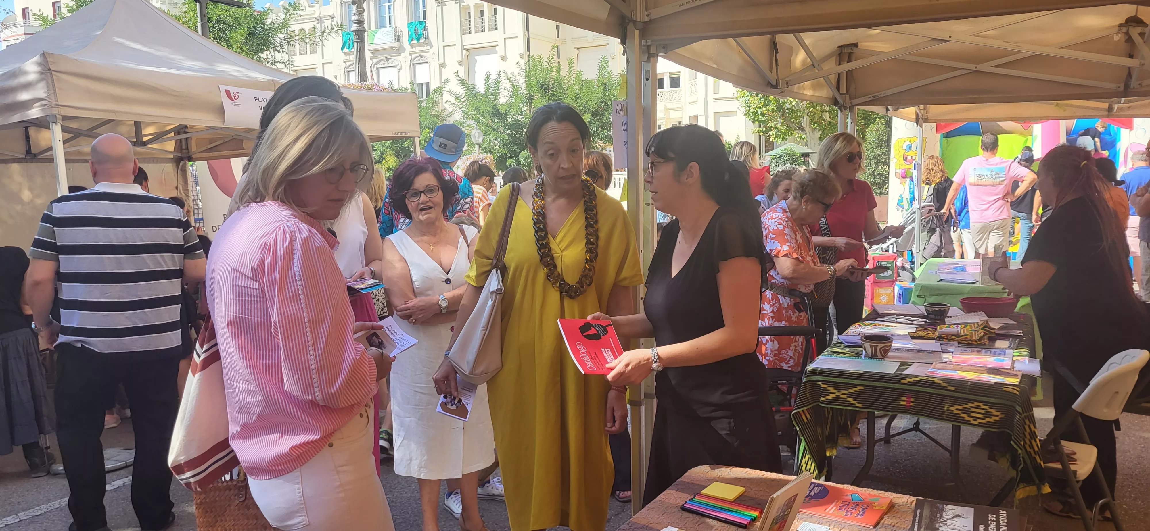 Feria de Entidades celebrada en Huesca. Foto: Mercedes Manterola