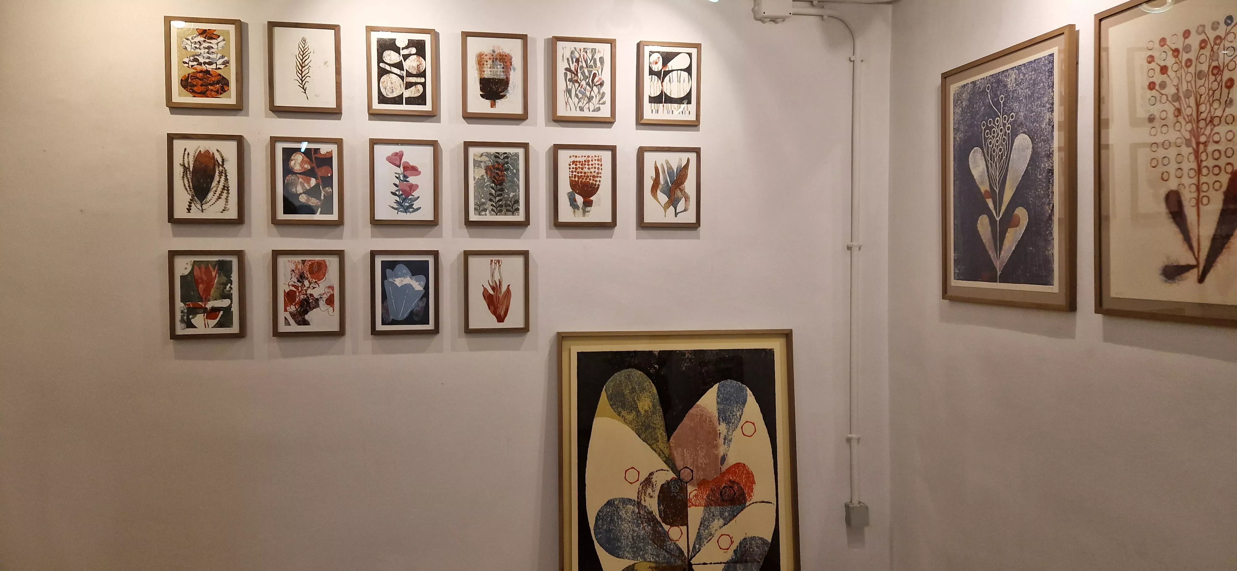 Exposición de Isidro Ferrer en la Anónima sobre El libro del té de Kakuzo Okakura. Foto Myriam Martínez