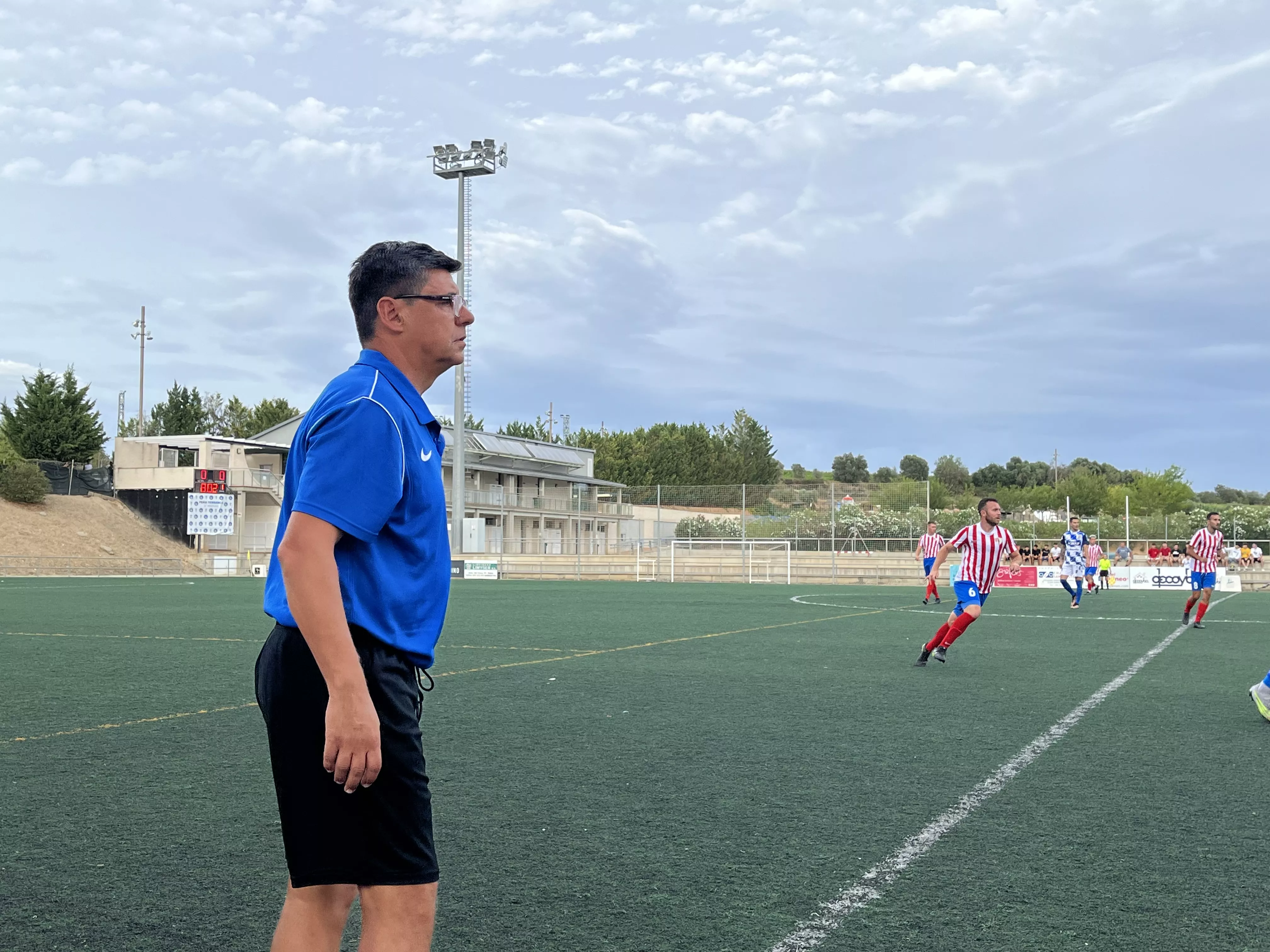 Josete Tomás en un partido de pretemporada del Barbastro. Foto: A. Mora Josete Tomás en un partido de pretemporada del Barbastro. Foto: A. Mora