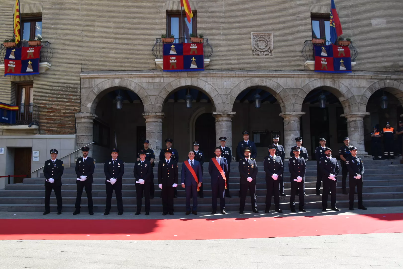  Celebración de los Ángeles Custodios por la Policía Local de Monzón.