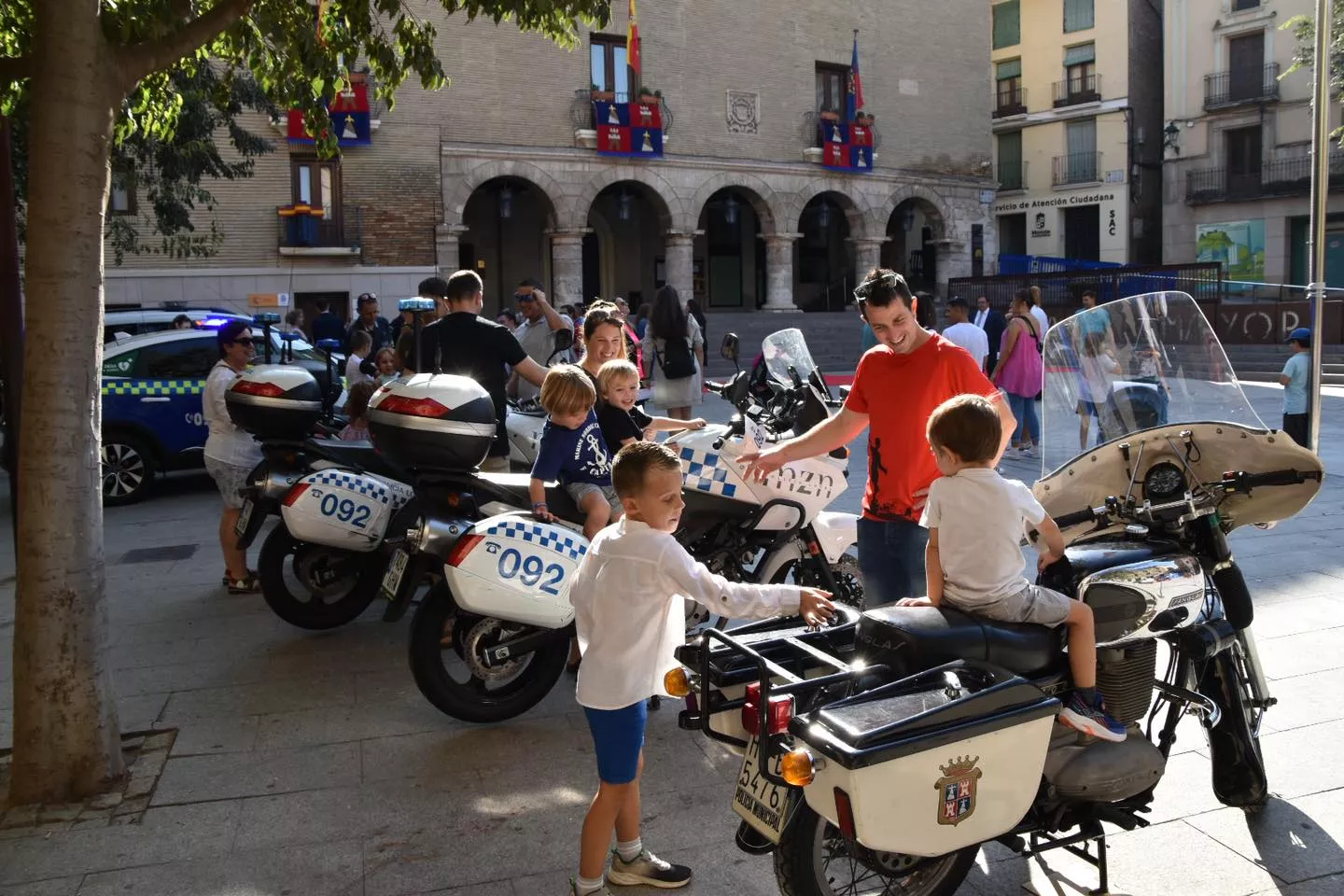  Celebración de los Ángeles Custodios por la Policía Local de Monzón.