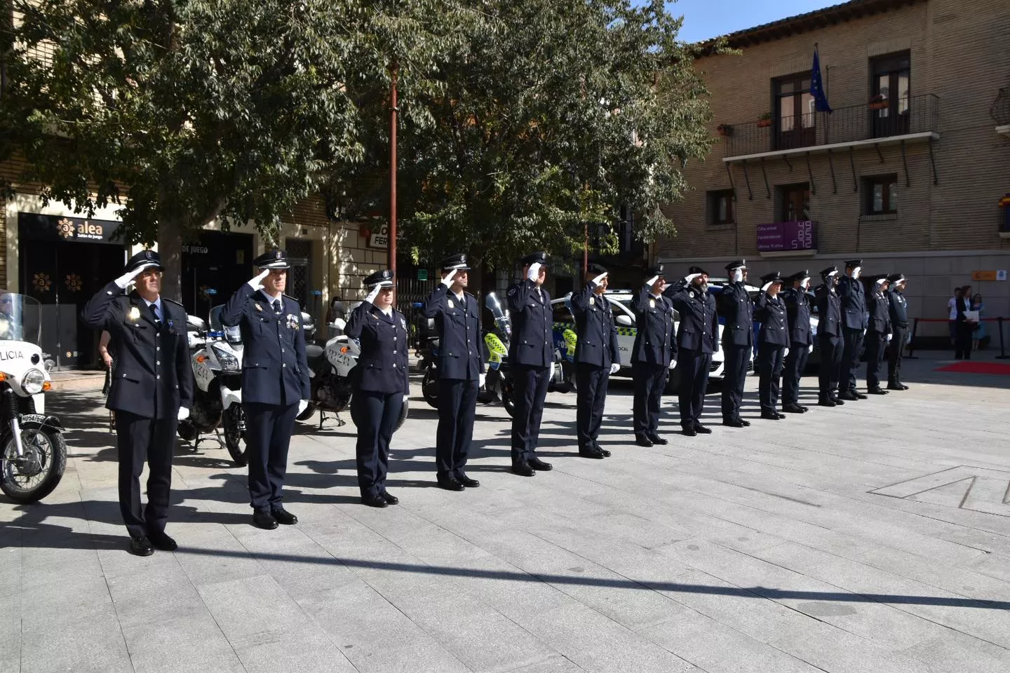  Celebración de los Ángeles Custodios por la Policía Local de Monzón.