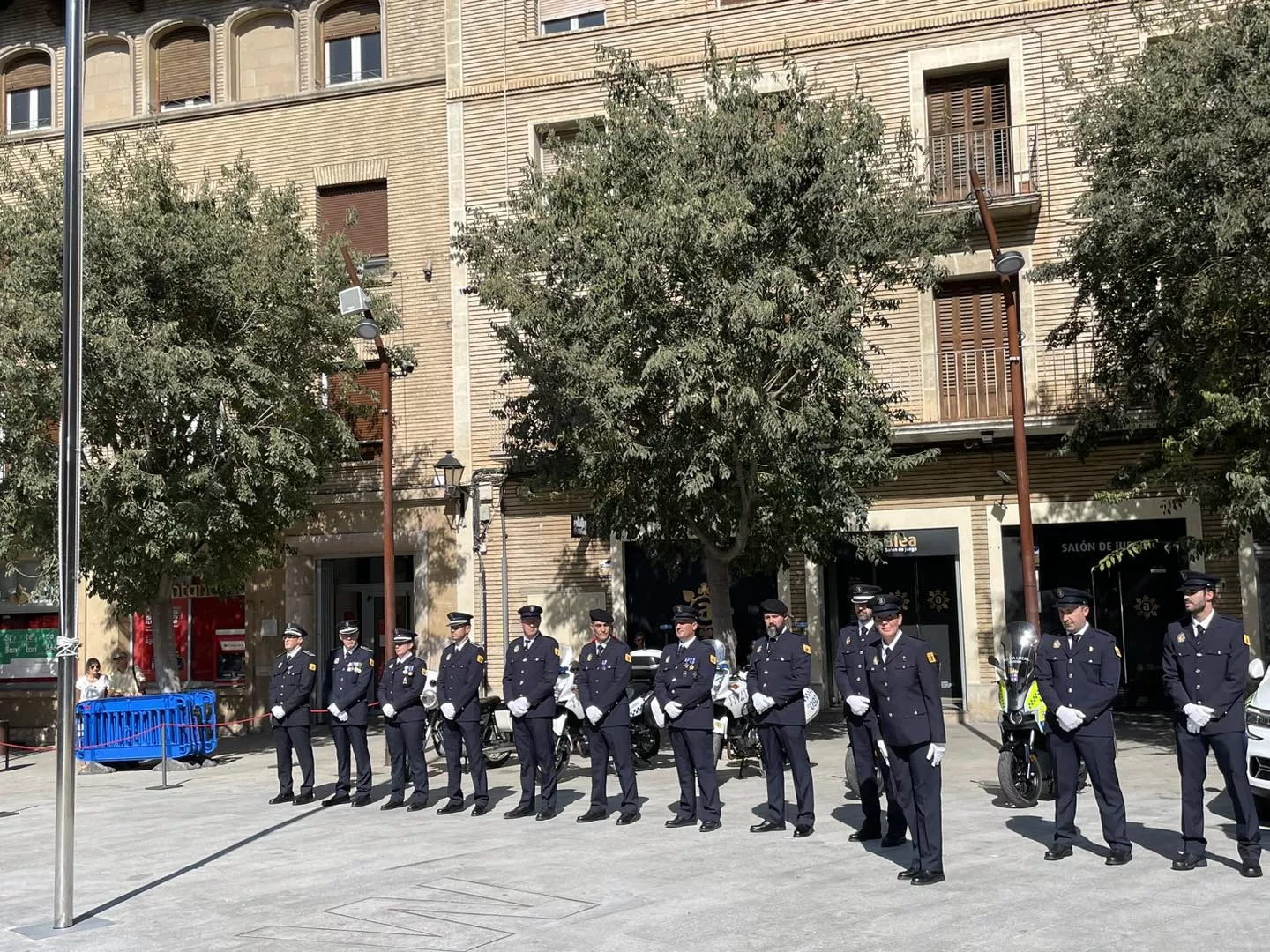  Celebración de los Ángeles Custodios por la Policía Local de Monzón.