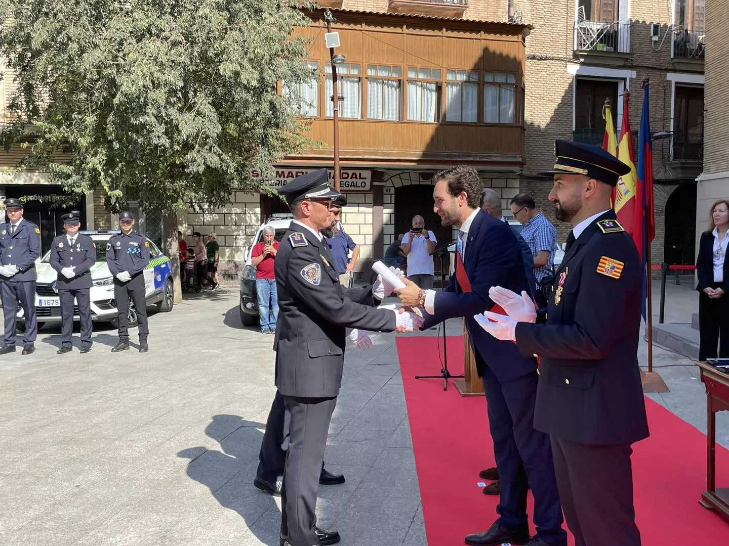  Celebración de los Ángeles Custodios por la Policía Local de Monzón.