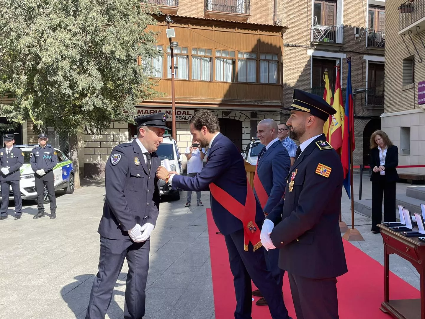  Celebración de los Ángeles Custodios por la Policía Local de Monzón.