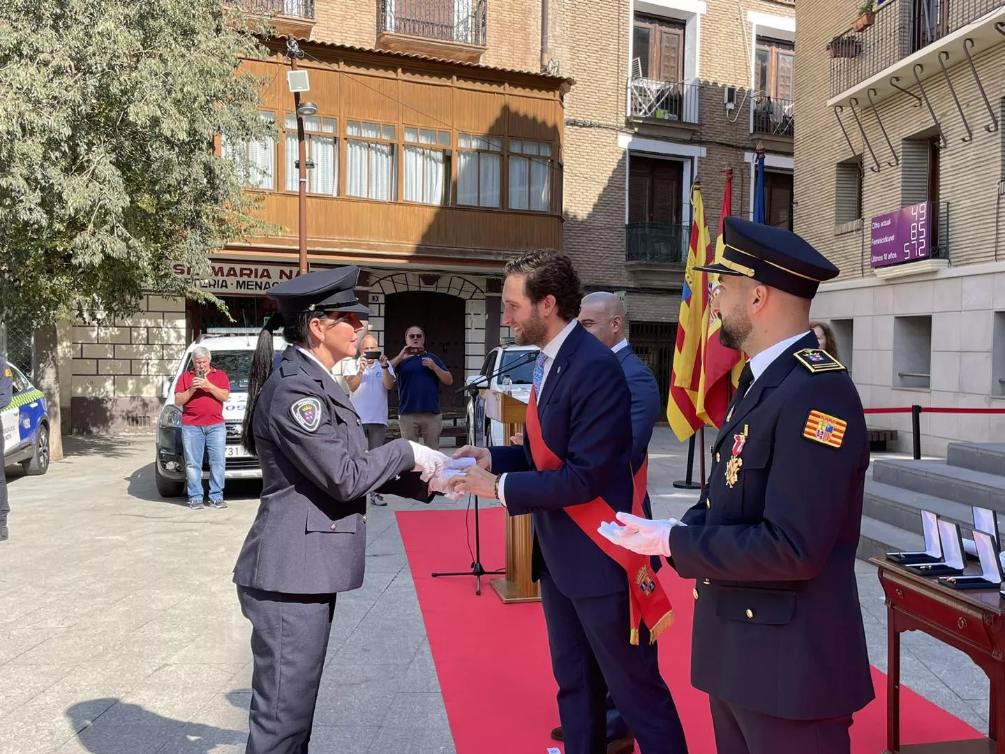  Celebración de los Ángeles Custodios por la Policía Local de Monzón.