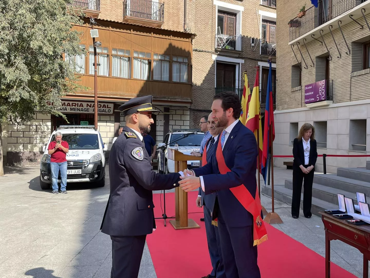  Celebración de los Ángeles Custodios por la Policía Local de Monzón.