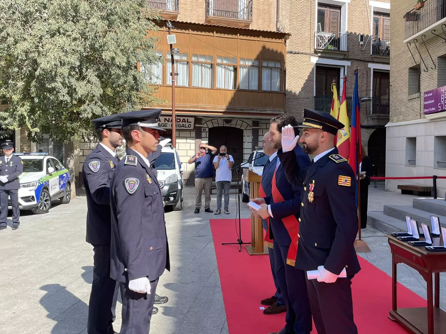  Celebración de los Ángeles Custodios por la Policía Local de Monzón.