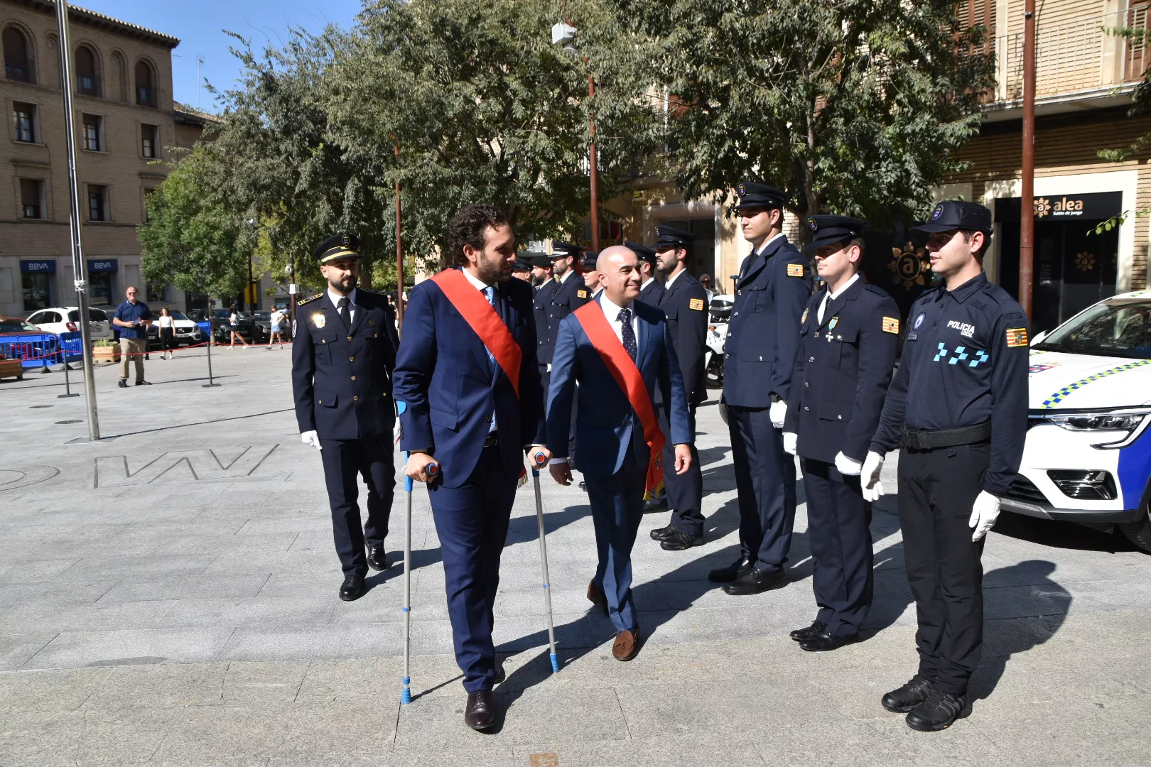  Celebración de los Ángeles Custodios por la Policía Local de Monzón.