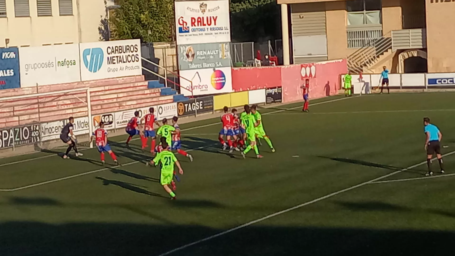 Un momento del Monzón 0-0 Utrillas. Foto: CD Utrillas Un momento del Monzón 0-0 Utrillas. Foto: CD Utrillas