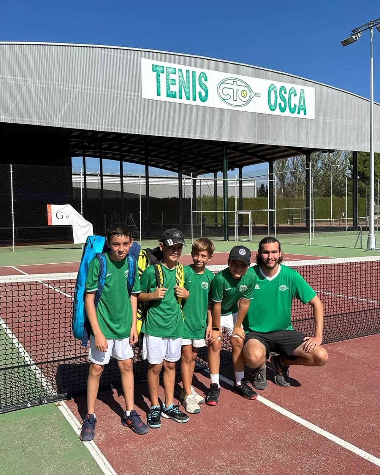 Equipo benjamín del CT Osca.
