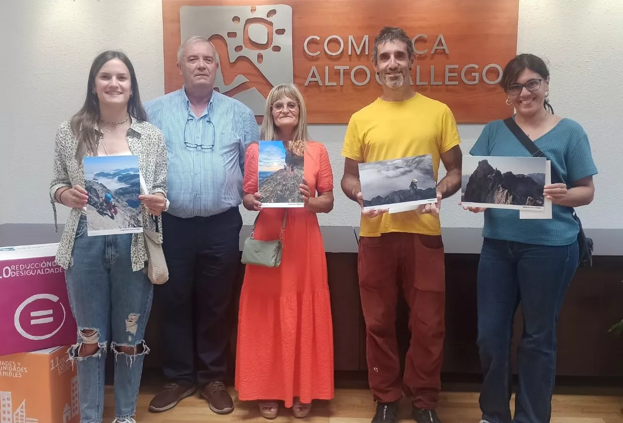 Premiados en el concurso de fotografía del Alto Gállego sobre mujer y deporte en la montaña.