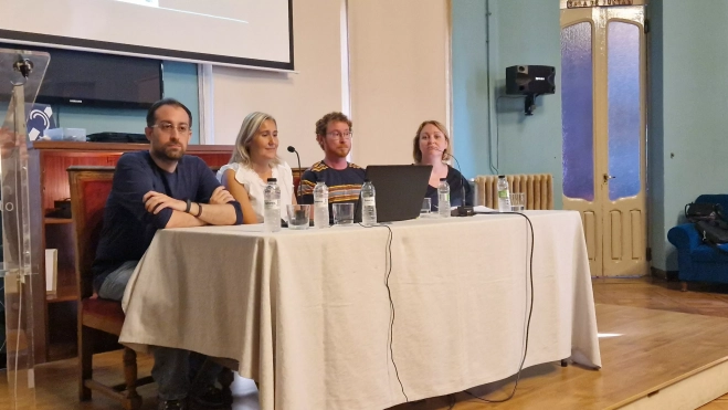 Los especialistas han explicado cómo trabajan en el medio rural. Foto Myriam Martínez Los especialistas han explicado cómo trabajan en el medio rural. Foto Myriam Martínez