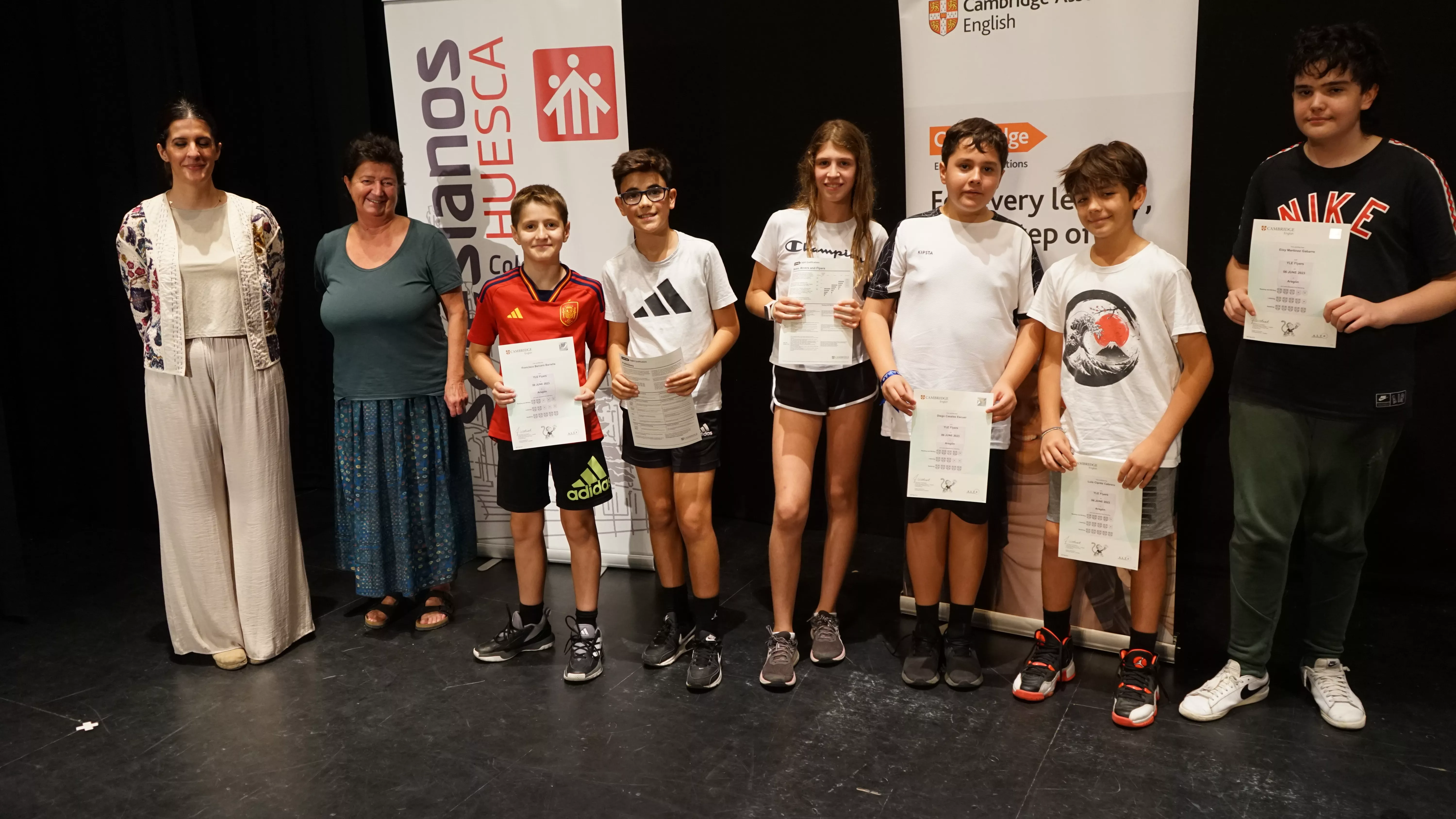 Entrega de los certificados de Cambridge