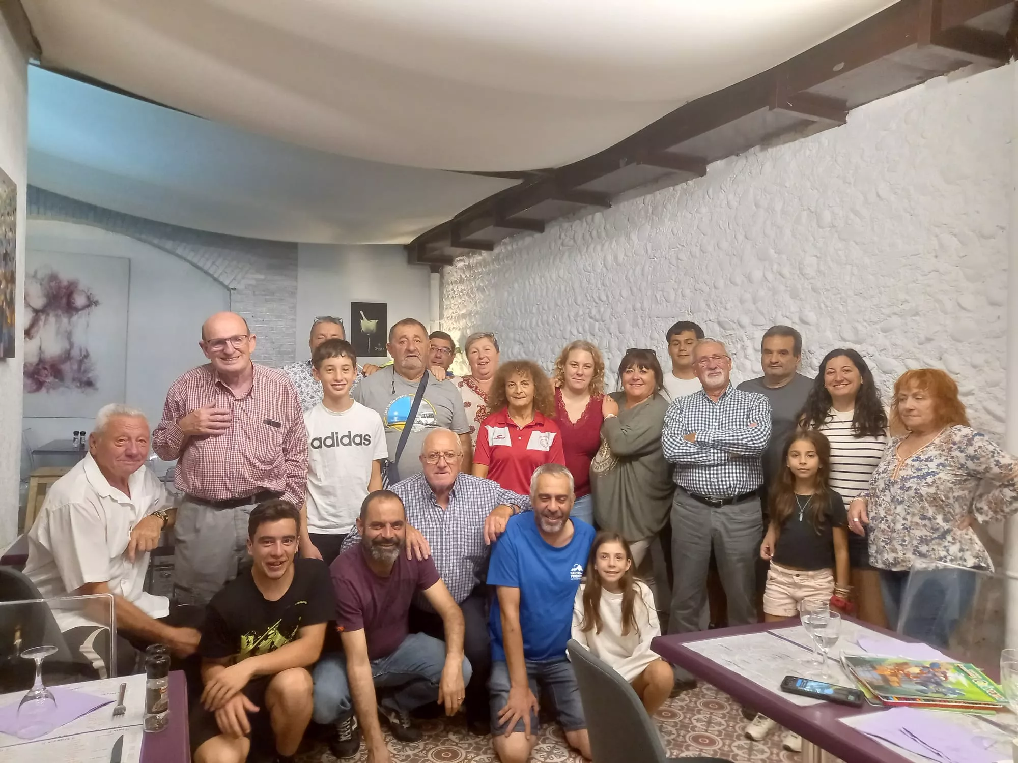 El Club Petanca Alegría Laurentina en Tarbes. Foto José Luis Barrao