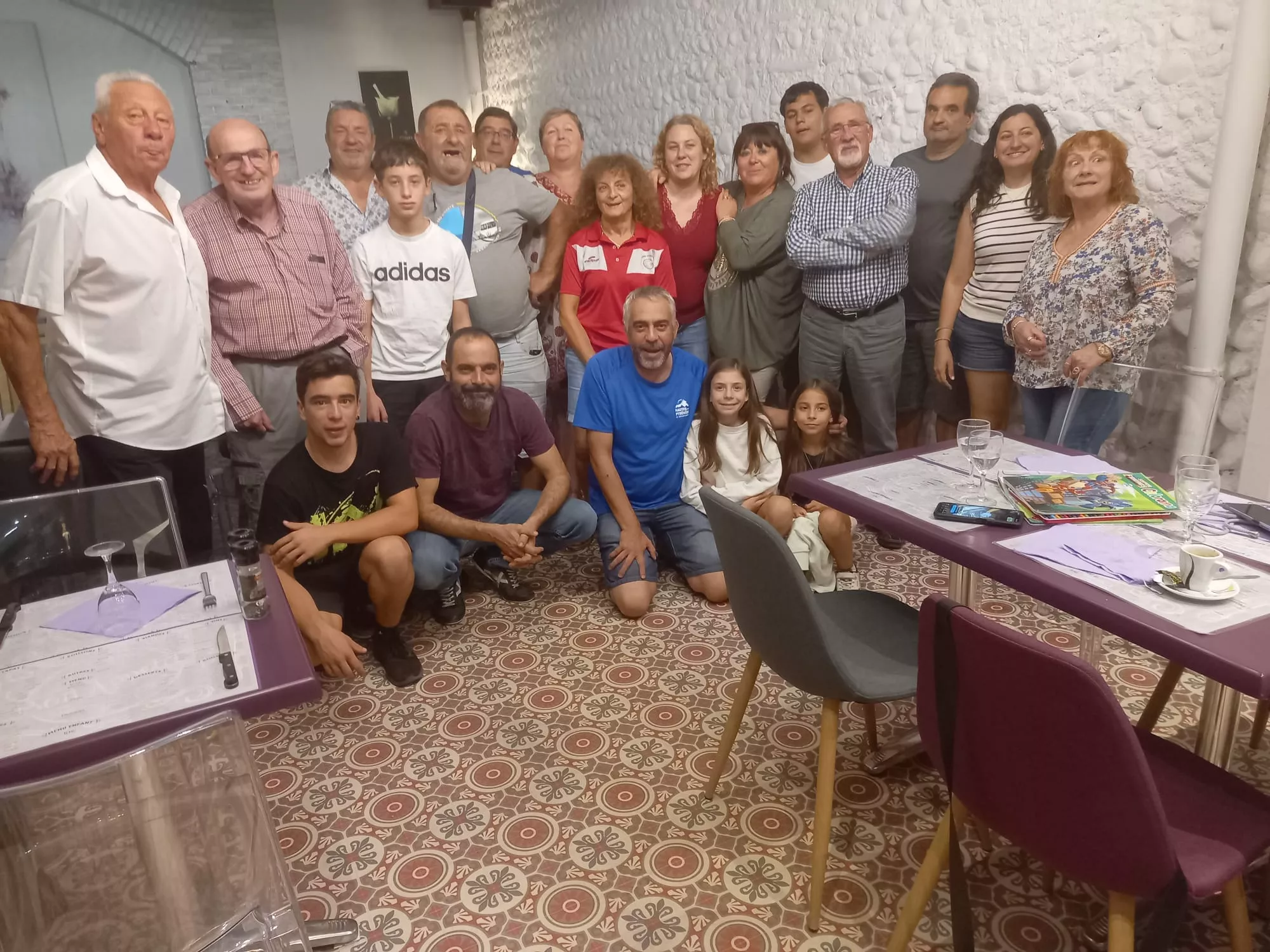 El Club Petanca Alegría Laurentina en Tarbes. Foto José Luis Barrao