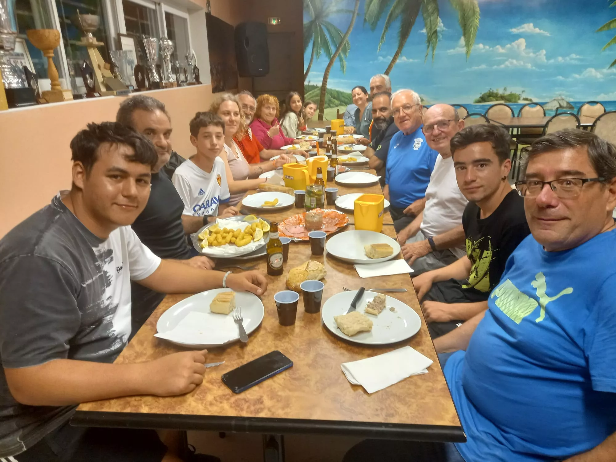 El Club Petanca Alegría Laurentina en Tarbes. Foto José Luis Barrao