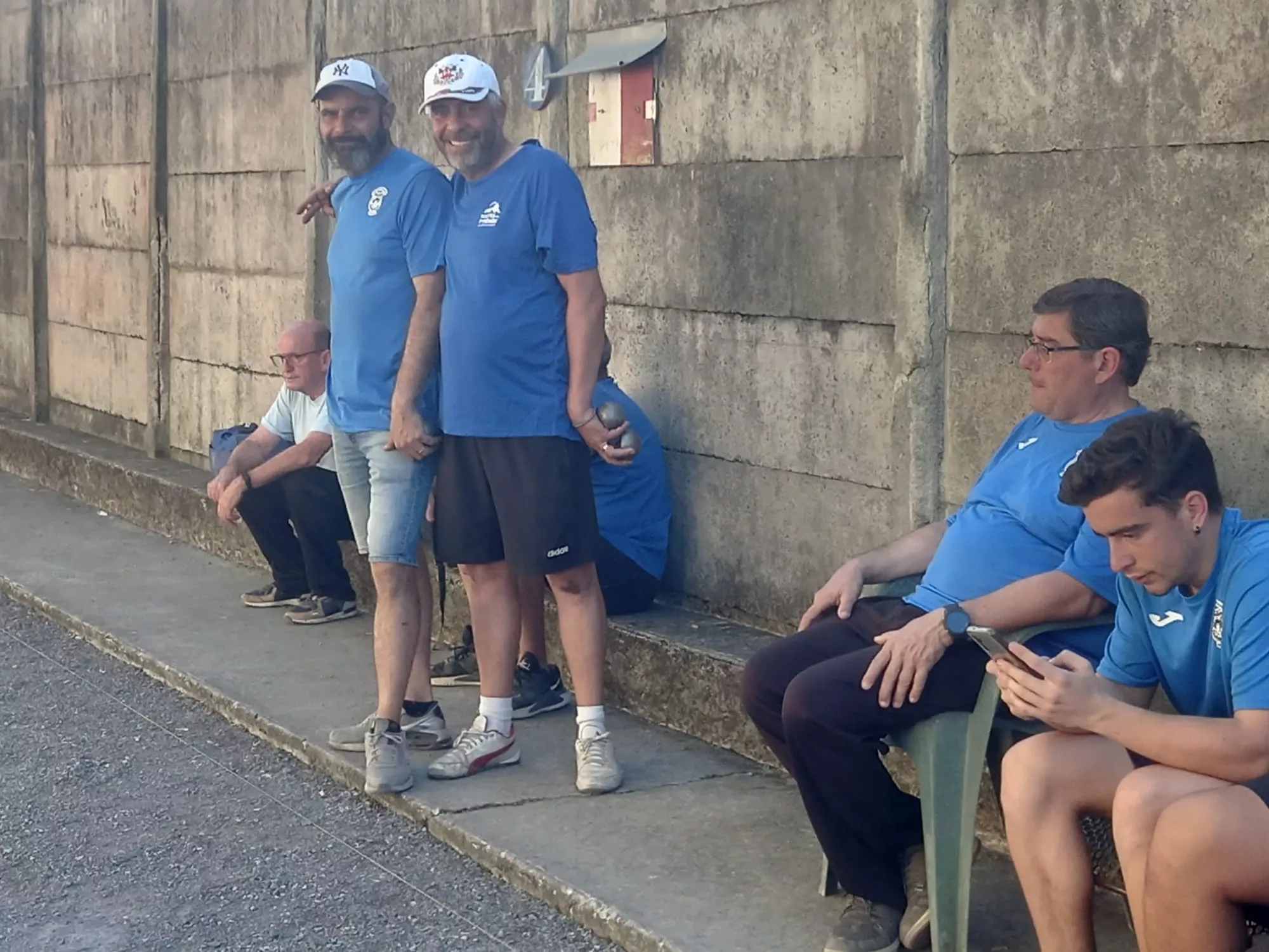 El Club Petanca Alegría Laurentina en Tarbes. Foto José Luis Barrao