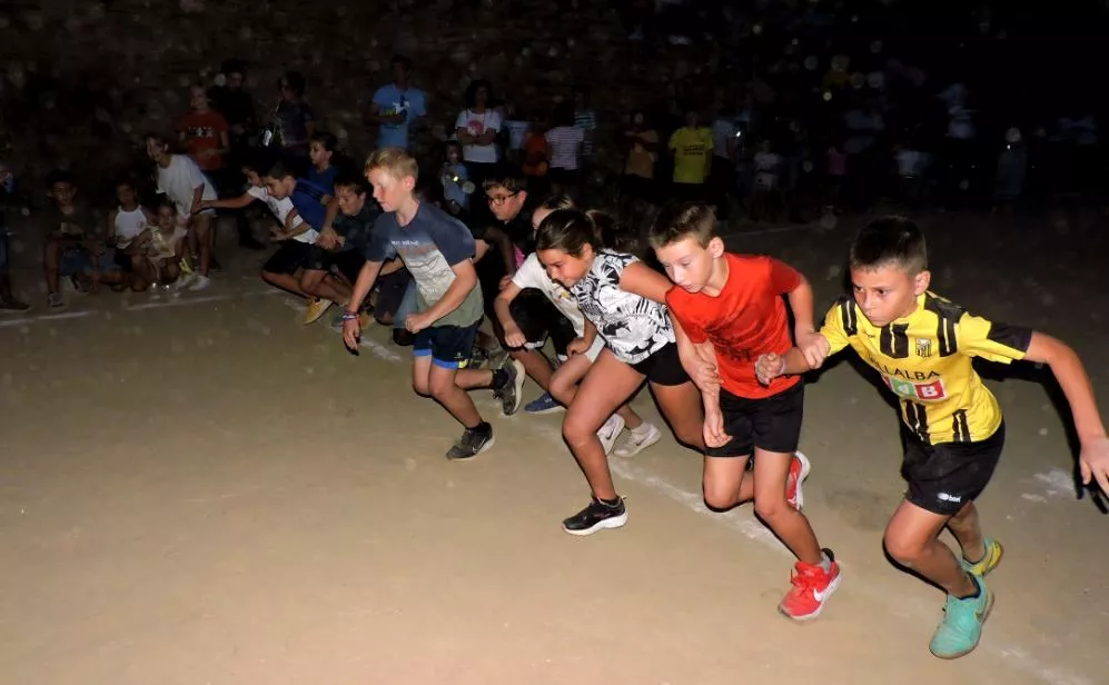 Corredores de 10 y 11 años