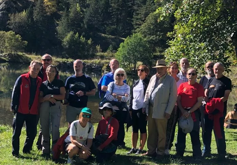 Participantes en el encuentro del 25 aniversario del CUEMUM en el Balneario de Panticosa.