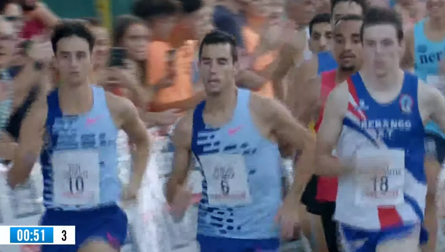 Pol Oriach, el pasado sábado en Berango.