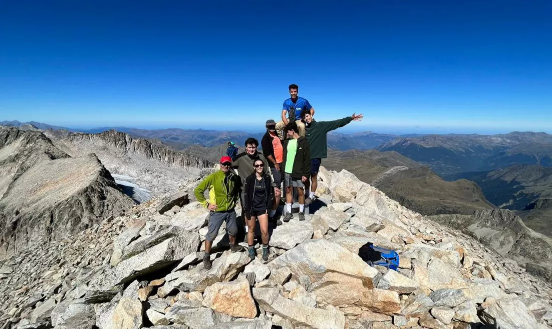En la cima del Aneto. 