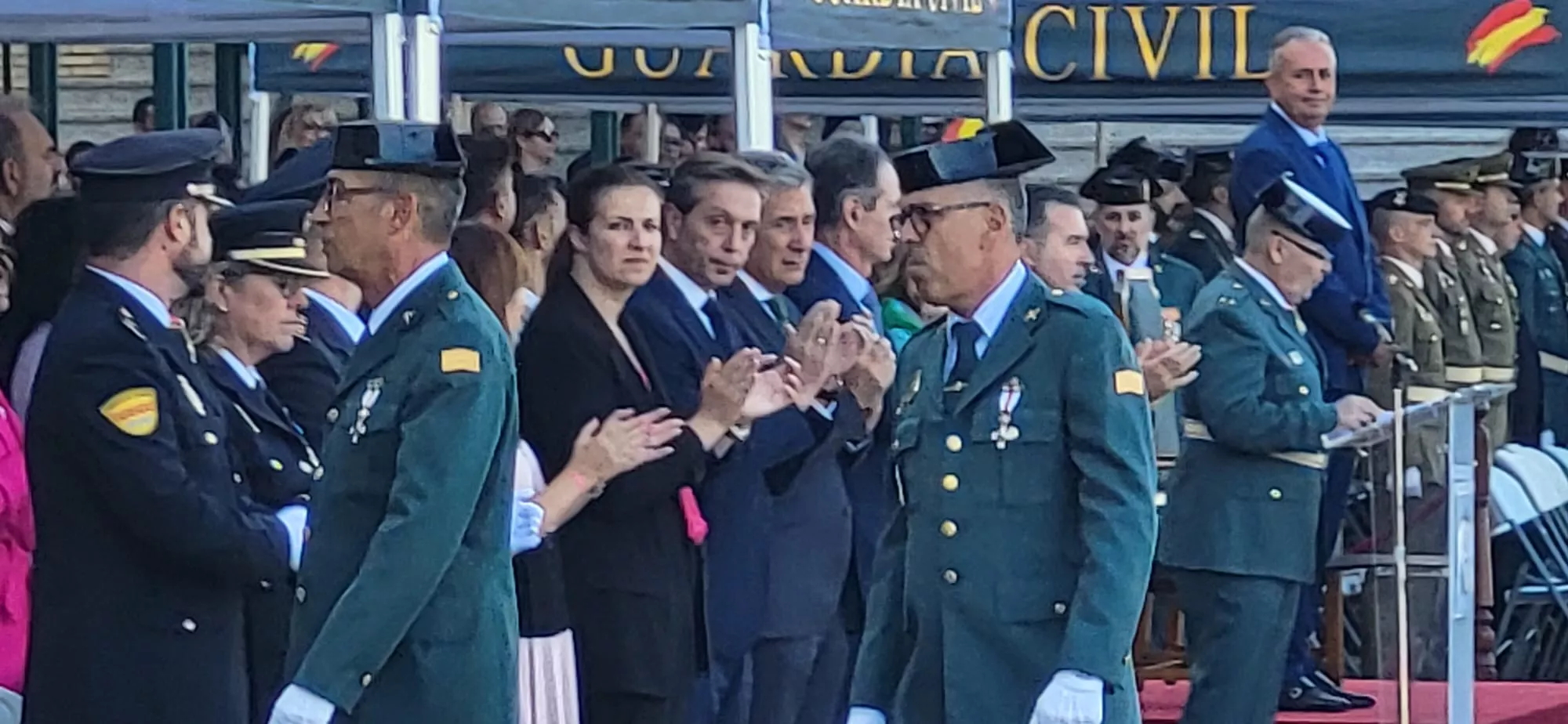 Festividad de la Virgen del Pilar en el Acuartelamiento Alcoraz de la Guardia Civil en Huesca