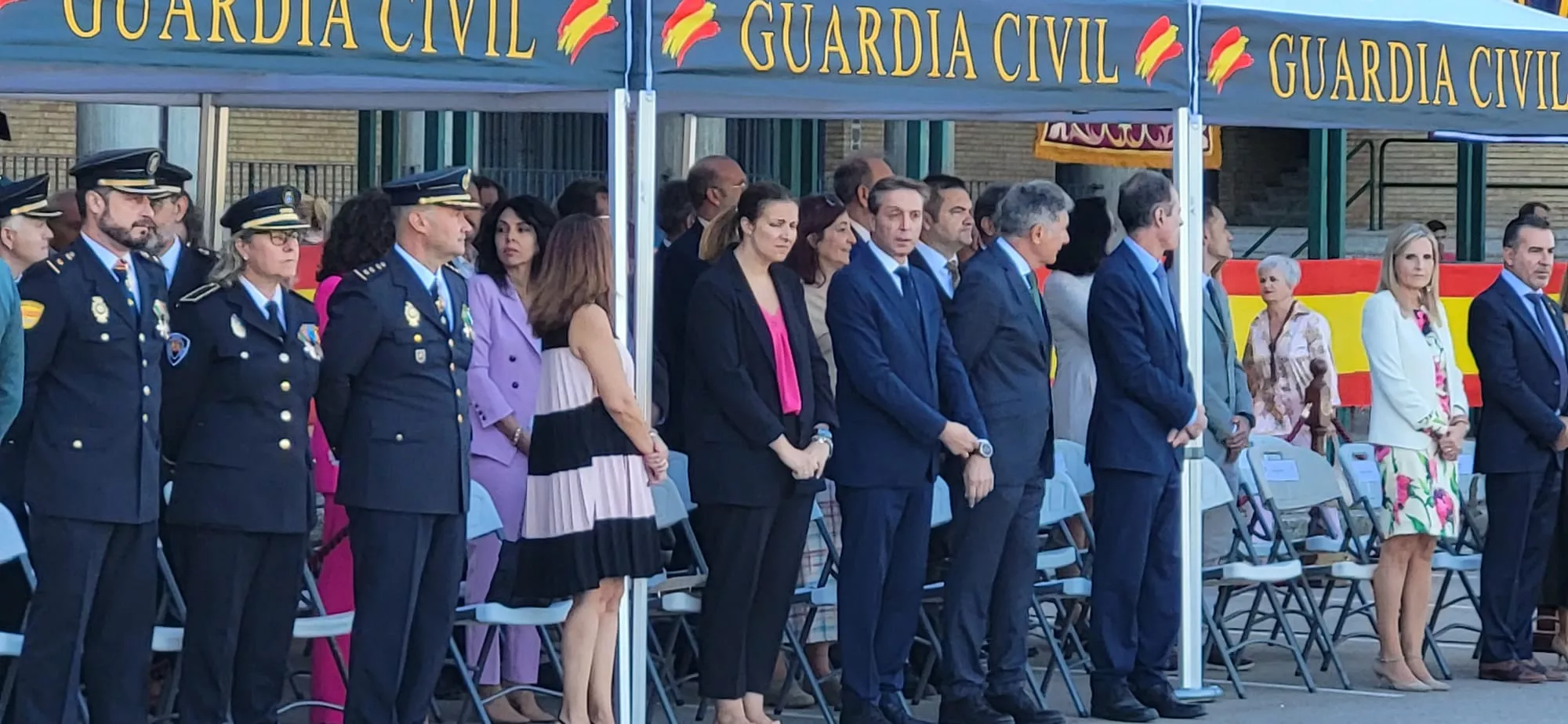 Festividad de la Virgen del Pilar en el Acuartelamiento Alcoraz de la Guardia Civil en Huesca