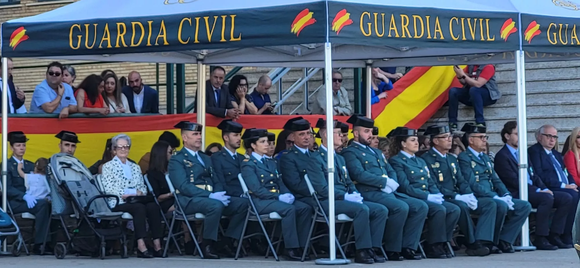 Festividad de la Virgen del Pilar en el Acuartelamiento Alcoraz de la Guardia Civil en Huesca