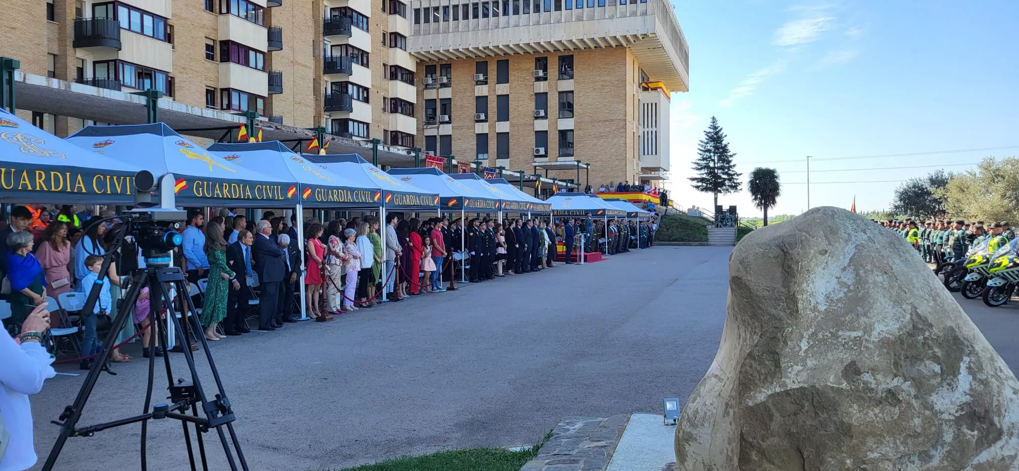 Festividad de la Virgen del Pilar en el Acuartelamiento Alcoraz de la Guardia Civil en Huesca