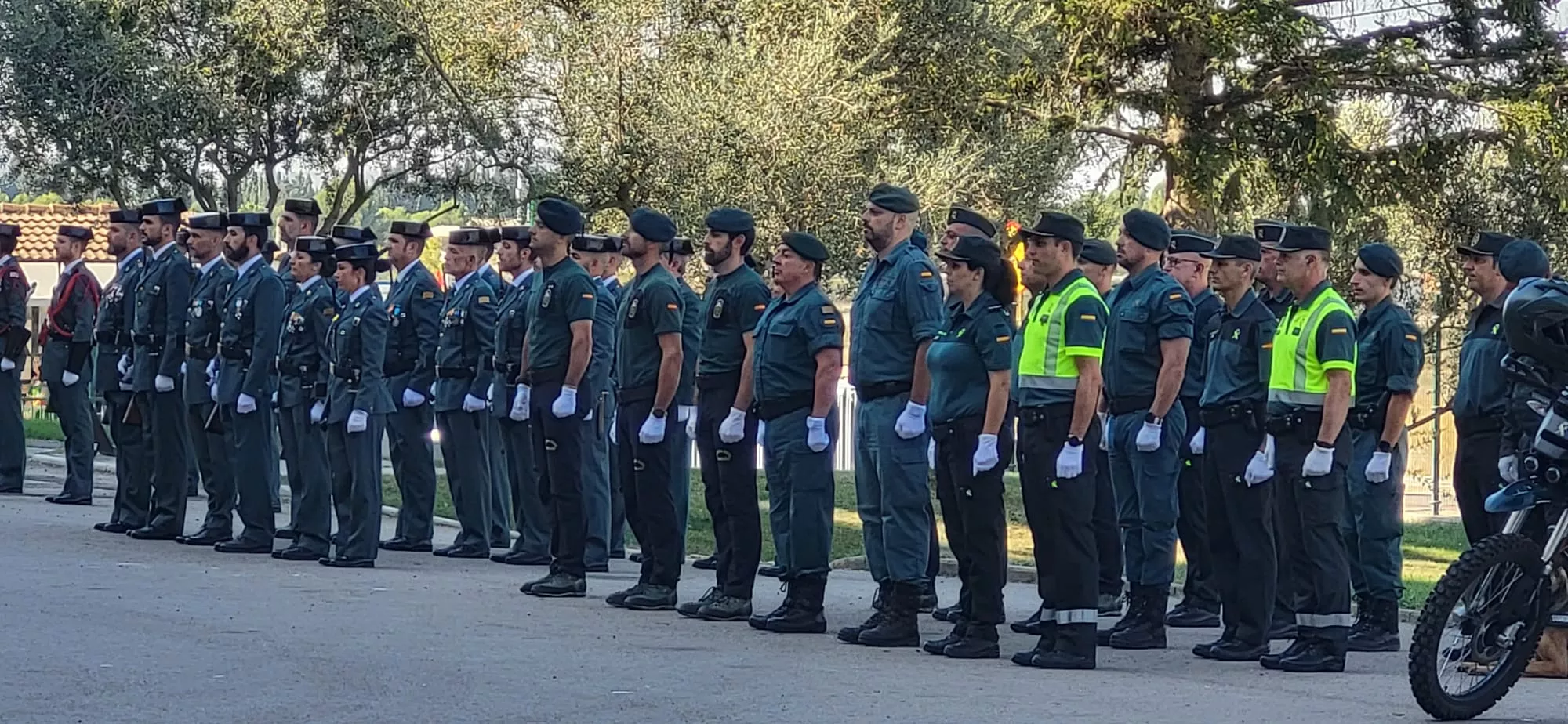 Festividad de la Virgen del Pilar en el Acuartelamiento Alcoraz de la Guardia Civil en Huesca