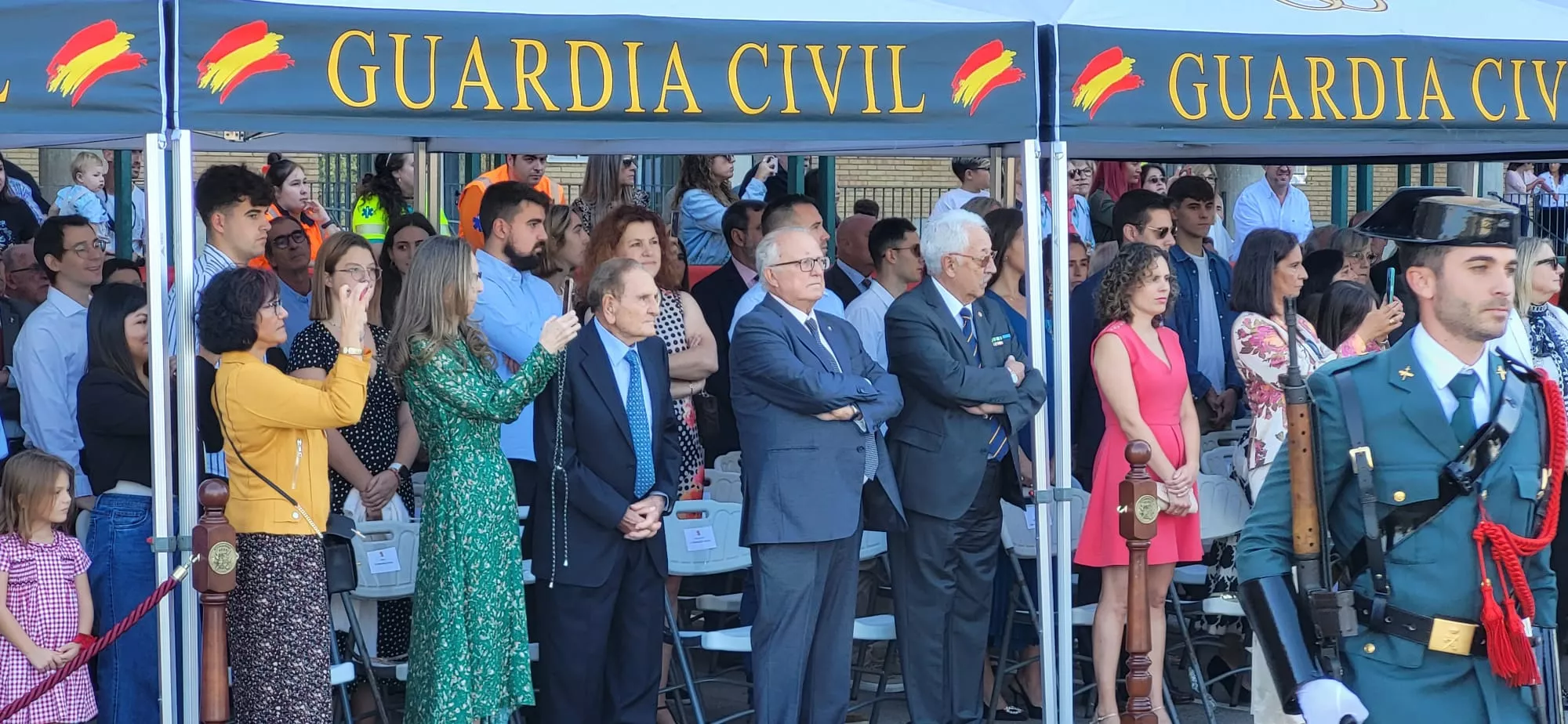 Festividad de la Virgen del Pilar en el Acuartelamiento Alcoraz de la Guardia Civil en Huesca
