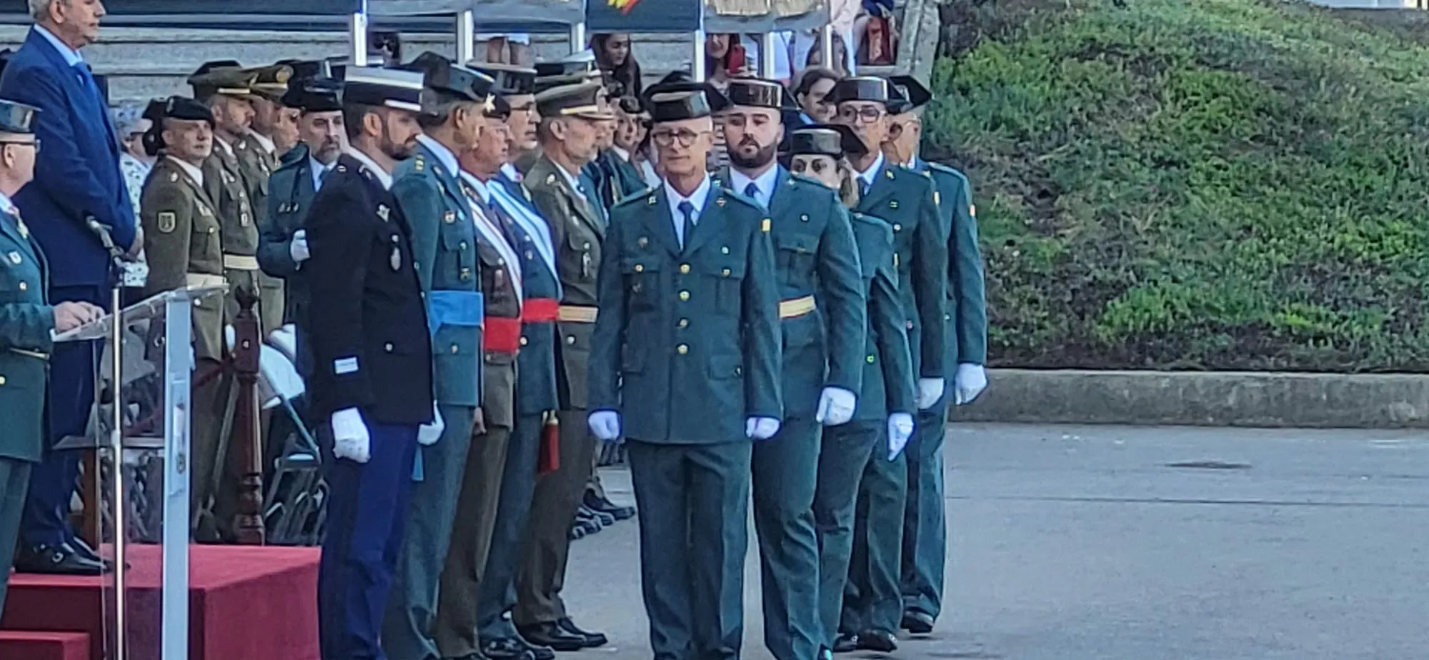 Festividad de la Virgen del Pilar en el Acuartelamiento Alcoraz de la Guardia Civil en Huesca