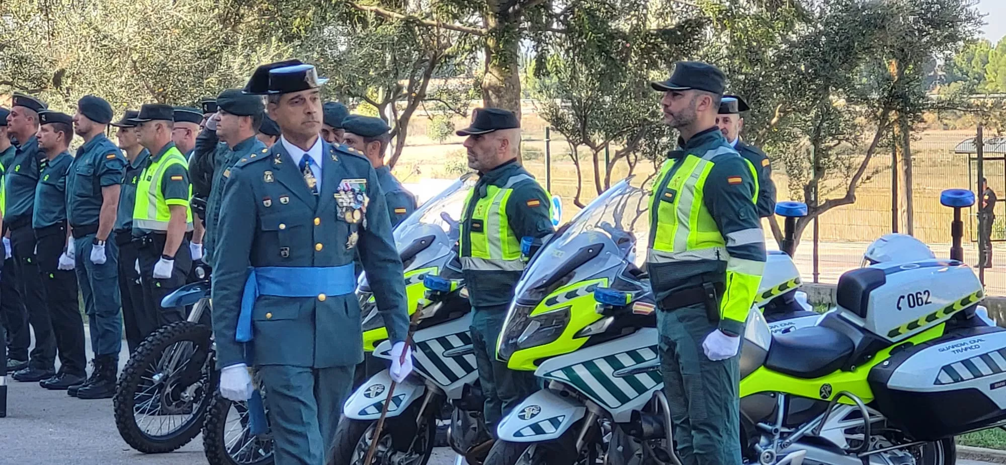 Festividad de la Virgen del Pilar en el Acuartelamiento Alcoraz de la Guardia Civil en Huesca