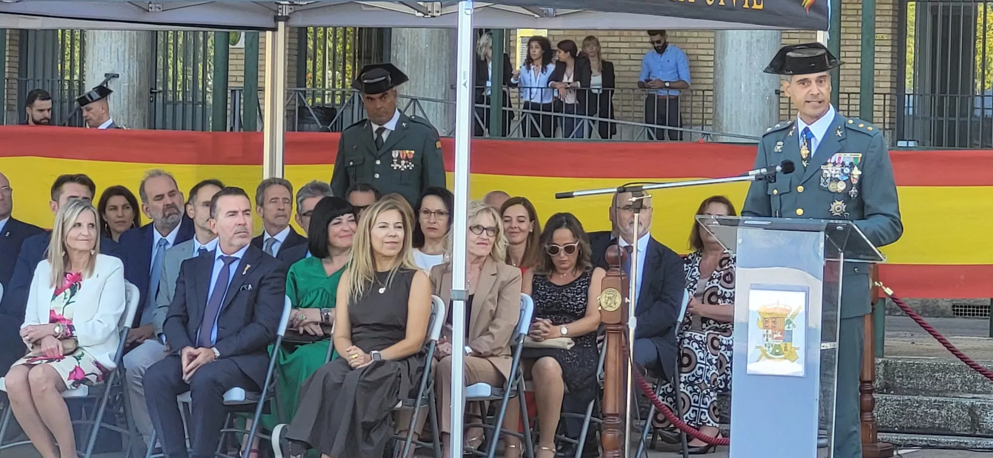 Festividad de la Virgen del Pilar en el Acuartelamiento Alcoraz de la Guardia Civil en Huesca