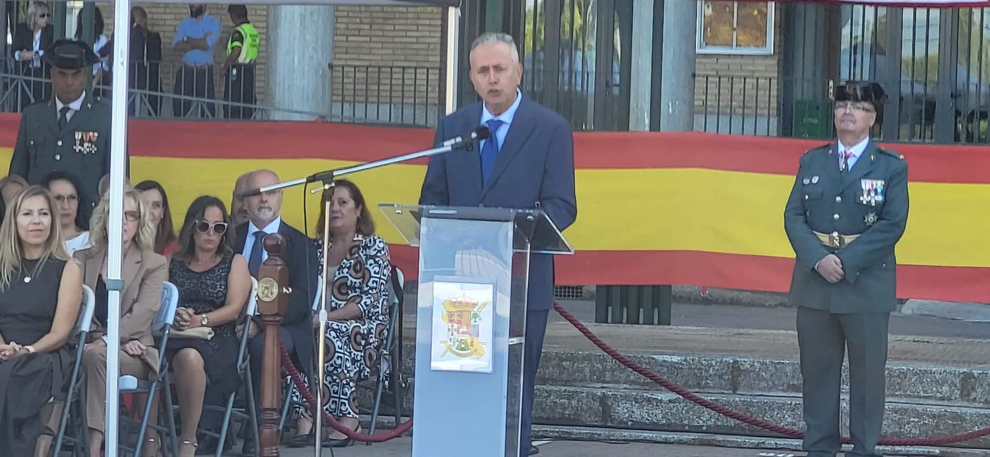Festividad de la Virgen del Pilar en el Acuartelamiento Alcoraz de la Guardia Civil en Huesca