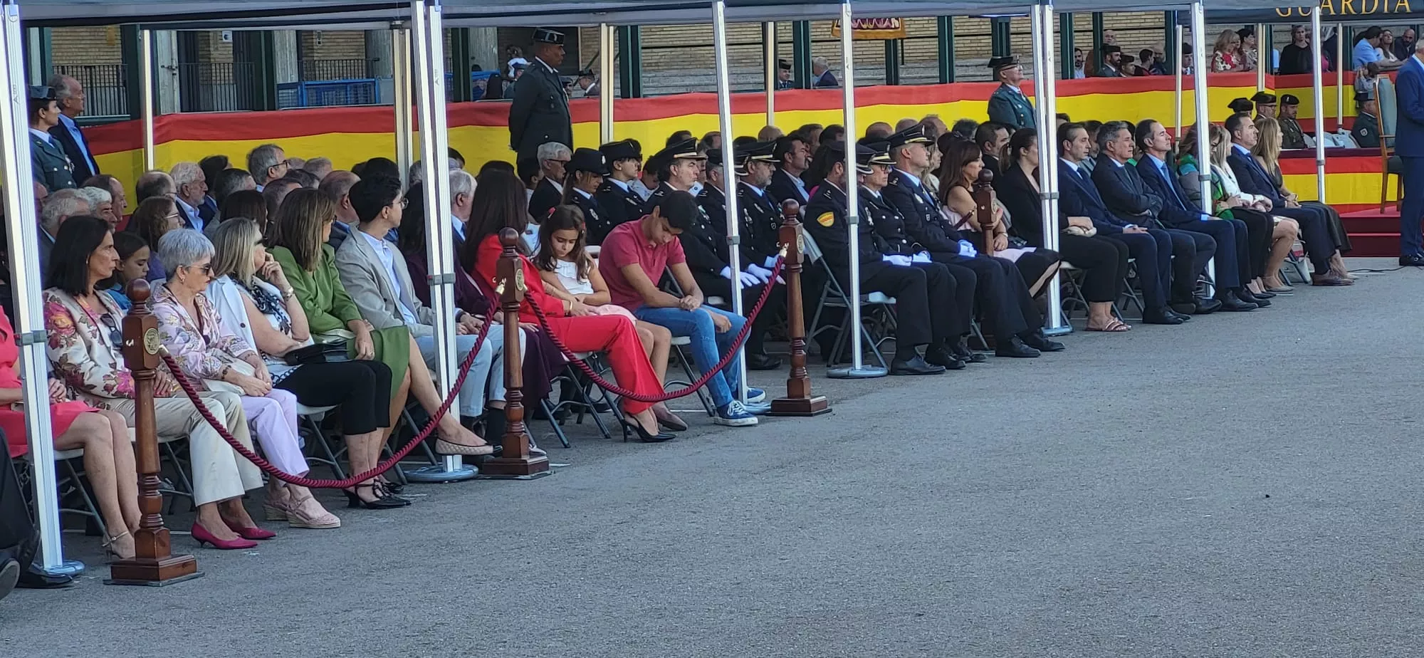 Festividad de la Virgen del Pilar en el Acuartelamiento Alcoraz de la Guardia Civil en Huesca