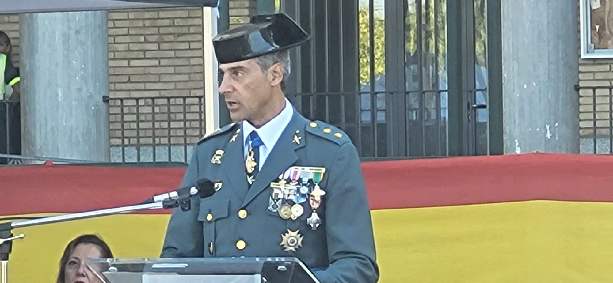 Festividad de la Virgen del Pilar en el Acuartelamiento Alcoraz de la Guardia Civil en Huesca